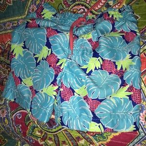 Hawaiian floral print swim shorts